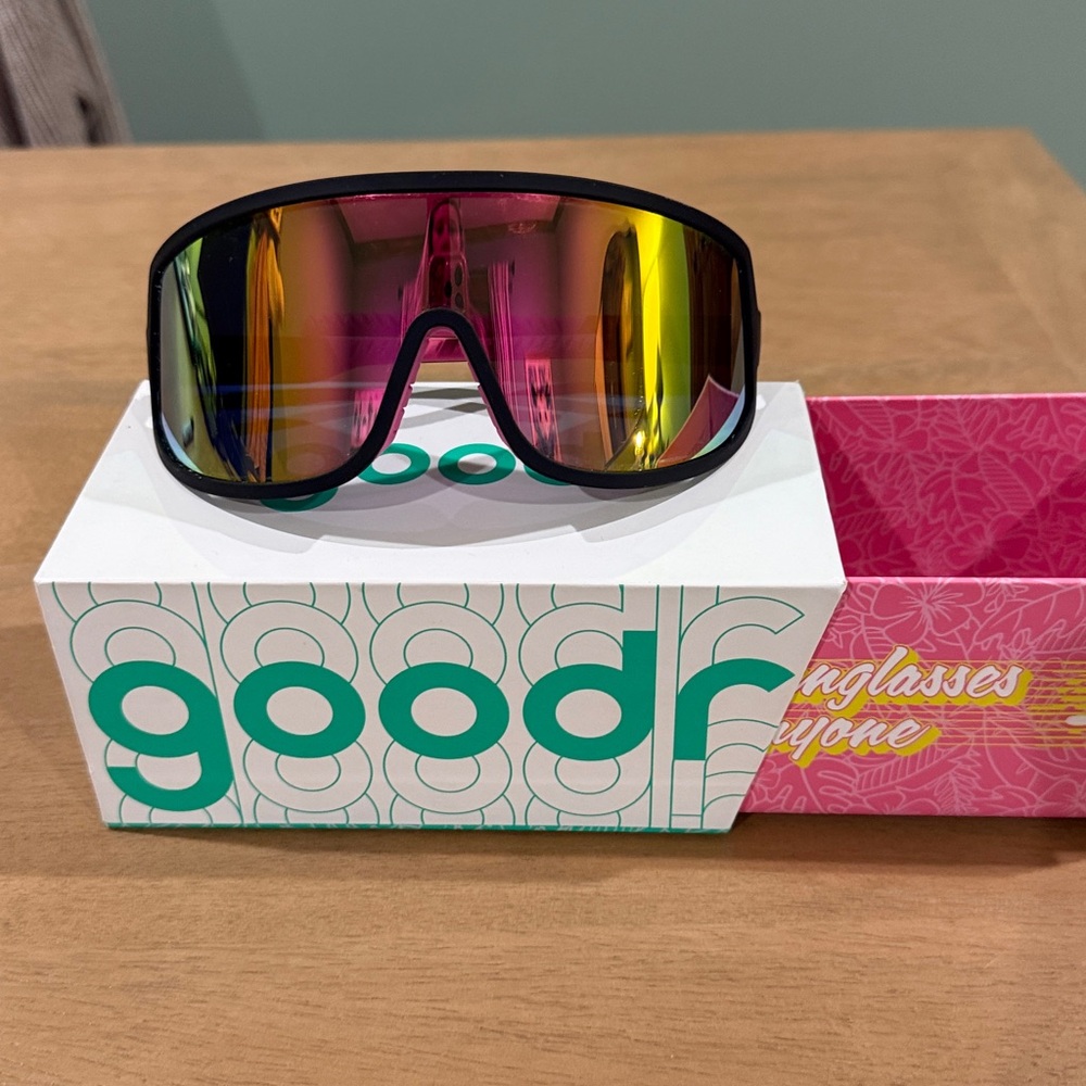 Goodr Wrap G Sunglasses with Multicolor Lenses